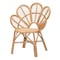 Bali & Pari Eliava Modern Bohemian Natural Rattan Flower Accent Chair 238-13407-ZORO - alternate 1